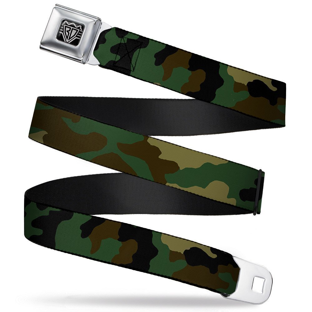 3047 Seatbelt Belt - Camo Olive - 1.5" Wide - 32-52 Inches in Length